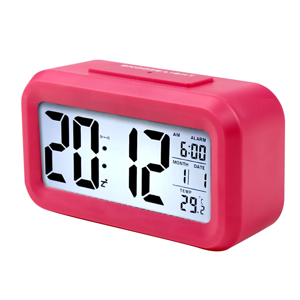 Cheap Smart Temperature Sensor Table Digital & Analog-digital Alarm Clocks With Date Loud Alarm