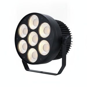 ไฟพาร์ LED 7x30W COB สีขาว 180W ไฟเวที DMX512 CRI 90 พัดลมเงียบ สำหรับขายส่งจำนวนมาก - Product Image 1