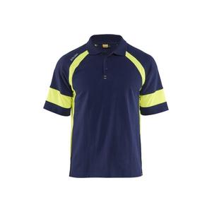 BLAKLADER-Polo des années 352810508933 avec Hi-vis Bleu marine/Hi-vis jaune-EAN 7330509908181 HI-VIS WORKWEAR - Product Image 5
