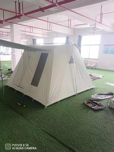 ราคาโรงงานเต็นท์สปริงบาร์สีเขียวอ่อนในสต็อกผ้าใบ 210gsm 10ft * 10ft เต็นท์ตั้งแคมป์ - Product Image 6