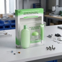 Boîte en PVC transparente pliable pour l'emballage d'appareils photo, d'enceintes, d'écouteurs et d'électronique grand public