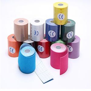 BLUENJOY OEM Diseño personalizado Color Imprimir <span class=keywords><strong>Kinesiotape</strong></span> Impermeable Kinesiología Cinta deportiva 5cm x 5m - Product Image 1