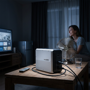 ชุดสำรองไฟบ้าน SHS1000 1 กิโลวัตต์ชั่วโมง รองรับการจ่ายไฟ AC/DC คู่ สำหรับเครื่องใช้ไฟฟ้าขนาดเล็ก ชุดเก็บพลังงานแสงอาทิตย์แบบออฟกริด สำหรับพื้นที่ชนบท - Product Image 1