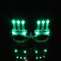 Lunettes LED clignotantes - Lunettes fantaisie pour anniversaire, fête, célébration, Halloween, Noël, cosplay
