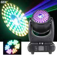 GEVV 3W Lampu Laser Animasi Kepala Bergerak RGB DMX Warna-warni untuk Panggung Klub Malam Disko Bar