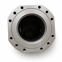 Vanne industrielle pour navires en acier au carbone usinée CNC avec capacités de brochage, perçage et fraisage