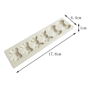 ขายร้อนมินิโบว์ซิลิโคนF Ondantแม่พิมพ์Bowknotแม่พิมพ์คัพเค้กเค้กT Opperตกแต่งขนมหวานน้ําแข็งCube Candyพุดดิ้งแม่พิมพ์ - Product Image 3
