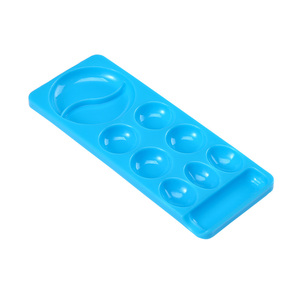 9 Compartment Strip <b>Nail</b> Art Paint Mixing Tray Plastic DIY Palette for Acrylic Gel Polish Drawing - Product Image 5