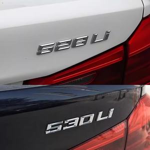 สติกเกอร์โลโก้รถยนต์สำหรับ <span class=keywords><strong>BMW</strong></span> 5ชุด530i 525i 535i 4โลโก้ท้ายรถการปรับเปลี่ยนดิจิตอลสีดำตกแต่งรถ - Product Image 4