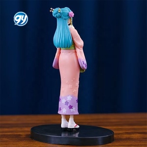 One Pieced Wano <span class=keywords><strong>Kuni</strong></span> Onigashima Kozuki Hiyori Standing Pose Figura Muñeca Ornamento Anime Venta al por mayor - Product Image 3