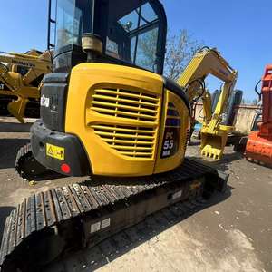 Miniexcavadora Japonesa Usada PC55/PC56 de 5.5 Toneladas, Motor Original, Caja de Cambios, Bomba de Engranajes, Rodamiento, PLC-Core, Cilindro Hidráulico HAWE - Product Image 3