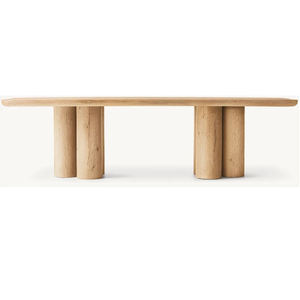 Juego de Muebles para Interiores, Mesa de Comedor Rectangular y Sillas Modernas para Sala de Estar - Product Image 2