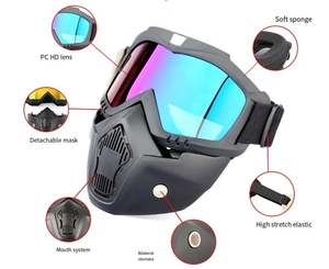RTS هارلي معدات للطرق الوعرة نظارات مضادة للرمال نظارات تسلق الجبال والتزلج أقنعة نظارات واقية ديكورات للحفلات - Product Image 5