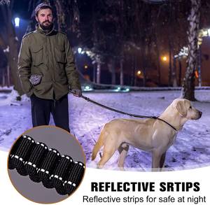 कार सीट बेल्ट और कनेक्टर त्वरित रिलीज/क्लैंप के साथ एडजस्टेबल कुत्ते पट्टा - Product Image 6