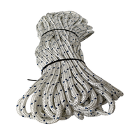 (Corde JL) 10mm 30m Corde de yacht en polyester Lignes d'enroulement sans fin Corde marine double tressée à 16 brins
