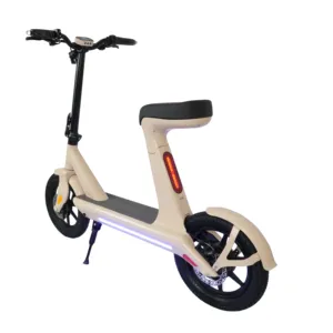 14 Inch Fat Tire Electric Scooter 350w Powerful Motor Charging Portable Electric Bike