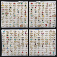 XUPING Schmuck Großhandel Modische Kristallring-Kollektion Umweltfreundlicher Kupferschmuck für Frauen Geschenk Party Hochzeit Jubiläum