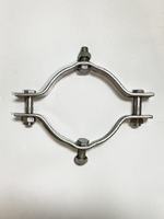 Collier de serrage hélicoïdal réglable en acier galvanisé à chaud pour accessoires de câbles électriques, certifié ISO9001