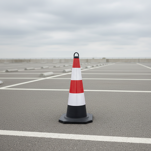 Cône de signalisation routière standard à haute intensité, réfléchissant prismatique, à combustion continue, en matériau PE - Product Image 4