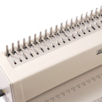 Perforateur métallique à spirale 21 trous, capacité 250 feuilles, pour reliures spirales et à clipser, avec ajustement précis des marges