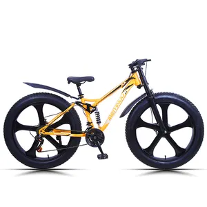 Breit reifen Damen Beach Cruiser Bike 26 "Schnee Fahrrad verwendet Beach Bike Fat Bike MTB mit Federung