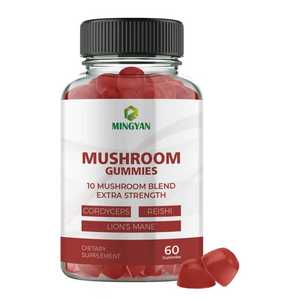 OEM/ODM suplemen Herbal Gummies 10 campuran jamur untuk dewasa mendukung fungsi otak & manfaat memori - Product Image 1