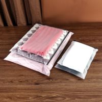 Sac zippé en PE biodégradable mat, durable, imprimé en sérigraphie et flexographie, avec logo personnalisable, pour emballage de vêtements en fourrure