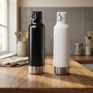 500ml Stainless Steel Vacuum Tumbler Insulated <b>Water</b> <b>Bottle</b> with Lid Custom Logo Print 12-24 Hours Heat Preservation for Travel - Product Image 1