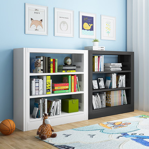 Steel Bookshelf For Kids Living Room Storage Rack Iron Shelf Simple Design Standing Type Self Assembly Rectangle Shape - Product Image 3