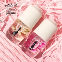 SAGALAGA 15ml Minyak Kutikula Vegan Bebas Paraben dengan Ekstrak Bunga untuk Penggunaan Teknisi Kuku