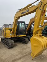 Excavatrice sur chenilles Komatsu PC60 de 6 tonnes, qualité export, d'origine japonaise, moteur 4D95LE 40 kW, godet de 0,37 m³, faible nombre d'heures, à vendre