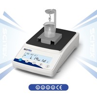 Balance analytique semi-micro SCITEK 0,00001g avec capteur de force électromagnétique, affichage température/tempo, et fonction de suivi automatique de zéro