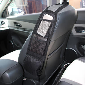 Organizador lateral de almacenamiento de asiento automático para coches, bolsa colgante de Material Oxford con bolsillo de malla para teléfonos y soporte para bebidas - Product Image 4