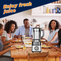 Huishoudelijke Blender Mixer Fruit Food Processor Ijs Crusher Smoothies Blender Tritan Elektrische Staande Blender Juicer Met Molen