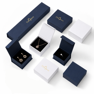 Premium Matte Lamination Magnetic Jewelry <b>Box</b> Modern Style <b>for</b> Christmas <b>Gift</b> Storage - Product Image 2