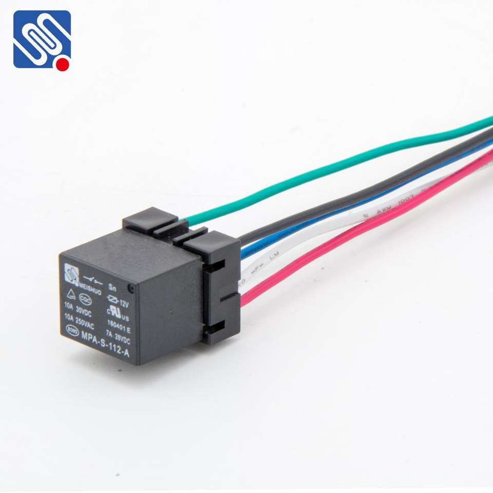 Meishuo MPA-S-124-C 15A 5V / 6V / 9V / 12V / 24V 10A Miniature PCB JQC-3FF T73 DC12V 4 Pin Sugar Cube Relay