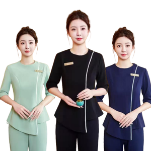 2025 nuova vendita calda donna autunno centro benessere uniformi massaggio piedi tecnico Tea Art <span class=keywords><strong>Hotel</strong></span> <span class=keywords><strong>abiti</strong></span> <span class=keywords><strong>da</strong></span> <span class=keywords><strong>lavoro</strong></span> - Product Image 1