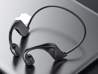 Headphone Nirkabel T08 Bone Conduction 5.3 Open Ear dengan Pengisian Daya Tipe-C, Cocok untuk Berlari dan Bersepeda