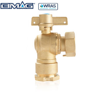 BMAG WARS DN20 PN16 NPT BSP femelle mâle 90 degrés antivol compteur vanne verrouillable compteur d'eau vannes à boisseau sphérique en laiton - Product Image 4