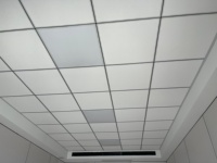 Panneau en fibres minérales personnalisé avec cadre galvanisé, support pour plafond en plâtre, barre en T pour plafond, grille de plafond, angle mural Shadowline