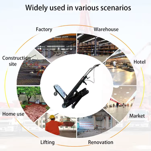 Troli Tangga Lipat Elektrik Wide-Track, Platform Transportasi Karet yang Dapat Dimanipulasi, Alat Industri, Belanja, Penyimpanan, Pertanian - Product Image 6