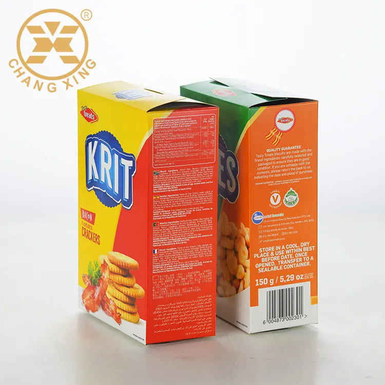 Оптовая продажа, бумажная герметичная упаковка для печенья, печенья, печатная упаковка для пищевых продуктов