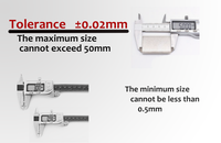 Aimant en bloc néodyme N52 avec tolérance de 0,02 mm pour moteur et fixation magnétique, revêtement NiCuNi, conforme REACH, RoHS, ISO 9001