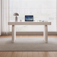 Bureau en bois massif de style crème fraîche nordique ensemble de table et de chaise bureau d'ordinateur d'étude utilisation de bureau d'appartement