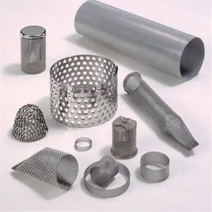 Ultra Fine 25 50 100 200 300 400 500 Micron Stainless Steel 304 316 Duplex Round Mesh Filter Tube