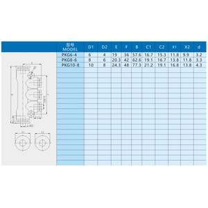 Raccord pneumatique rapide Xingyi Technology série PKG6 8 10, réducteur de diamètre, cinq voies, pour tuyau d'air PU, raccord droit - Product Image 1