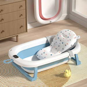 <span class=keywords><strong>Baignoire</strong></span> <span class=keywords><strong>pliable</strong></span> SUNNUO en promotion, durable, avec capteur de température numérique, pour bébés et enfants, <span class=keywords><strong>baignoire</strong></span> douce au toucher pour nourrissons - Product Image 3