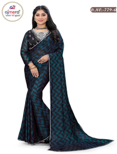 ผ้าไหมส่าหรีสำเร็จรูปสไตล์ชาติพันธุ์สุดฮิต ขายส่งคอลเลคชั่นงานแต่งงานสุดเก๋สำหรับผู้ซื้อจำนวนมากในราคาที่ดีที่สุด - Product Image 3