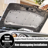 Nouvelle innovation, isolation acoustique du capot moteur, coussin acoustique en aluminium pour Suzuki Jimny, accessoires JB64 JB74