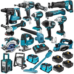 Kit <span class=keywords><strong>de</strong></span> <span class=keywords><strong>Herramientas</strong></span> Eléctricas Inalámbricas <span class=keywords><strong>Makita</strong></span> LXT1500 <span class=keywords><strong>de</strong></span> 18 Voltios LXT con Batería <span class=keywords><strong>de</strong></span> Litio MAKKIT30 <span class=keywords><strong>de</strong></span> 4-18V-5AH y 30 Piezas - Product Image 2